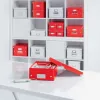 Leitz Click & Store WOW maža laikymo dėžutė, Laikymo dėžutė, Raudona, Stačiakampė, Kartonas, Vienspalvė, Vidaus