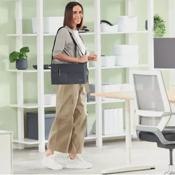 Leitz Fabric Compact Hot Desking Work Bag, audinys, vienspalvis, unisex, 355 mm, 200 mm, 210 mm