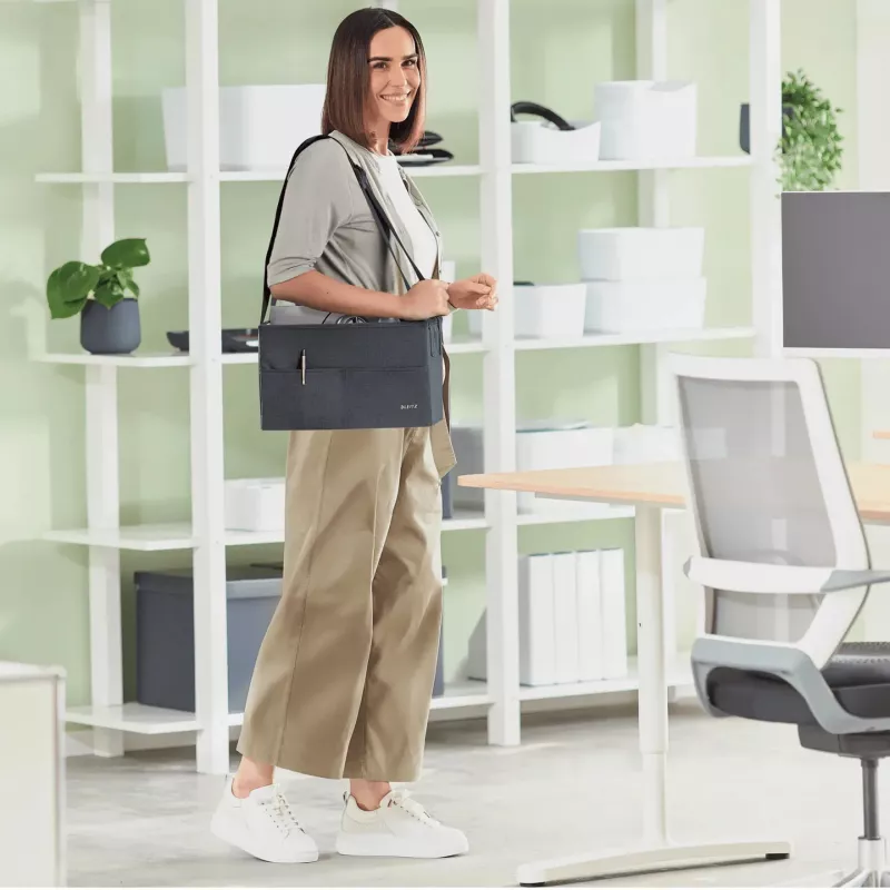 Leitz Fabric Compact Hot Desking Work Bag, audinys, vienspalvis, unisex, 355 mm, 200 mm, 210 mm