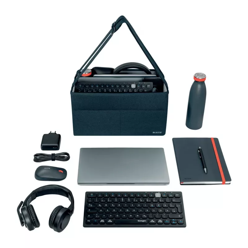 Leitz Fabric Compact Hot Desking Work Bag, audinys, vienspalvis, unisex, 355 mm, 200 mm, 210 mm