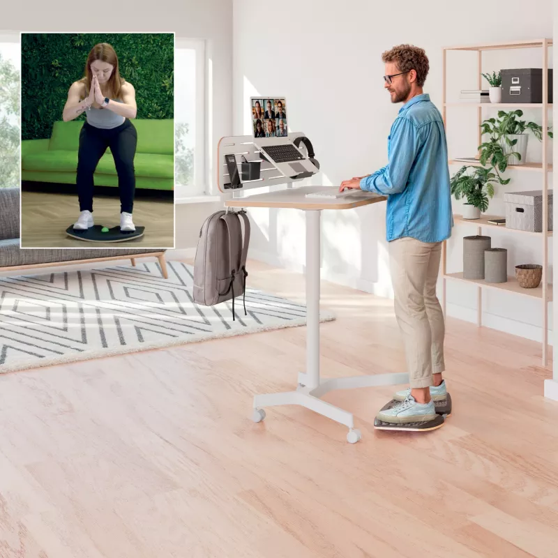 Leitz Ergo Active Balance Board, Balansavimo lenta, Tamsiai pilka, 200 kg, -14 - 14°, 540 mm, 310 mm