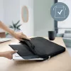 Leitz Ergo itin plokščias reguliuojamas aliuminis nešiojamojo kompiuterio stovas