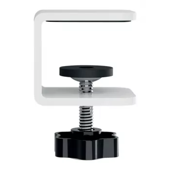 Leitz Ergo Small Pegboard Desk Organiser, 42x25 cm, MDF, Recycled plastic, Rubber, White, Clamp mount, Letter, Paper, Picture, 450 x 61 x 330 mm, 450 mm