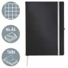„Leitz Style“ sąsiuvinis A4 languotas kietu viršeliu, vienspalvis, juodas, A4, 80 lapų, 100 g/m², languotas popierius