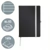 Leitz Style užrašų knygutė A5 liniuota kietu viršeliu, Monochromatinė, Juoda, A5, 80 lapų, 100 g/m², Liniuotas popierius