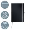 Leitz Style Užrašų knygelė A5 linijomis su minkštu viršeliu, Vienspalvė, Juoda, A5, 80 lapų, 100 g/m², Linijinis popierius