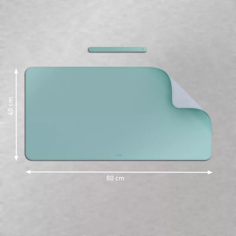 Leitz didelis rašomasis kilimėlis, mėtų spalvos, polivinilchloridas (PVC), 400 mm, 800 mm, 2 mm, 350 g
