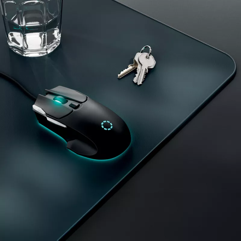 Leitz Extra Large Gaming Mat, Dark Pilka, Polypropylene (PP), 400 mm, 1000 mm, 3 mm, 800 g