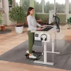 Leitz Ergo Active ergonominis nuovargį mažinantis stovėjimo kilimėlis, Stačiakampis, Juodas, Poliuretanas, Burbuliukai, Kinija, 605 x 681 mm