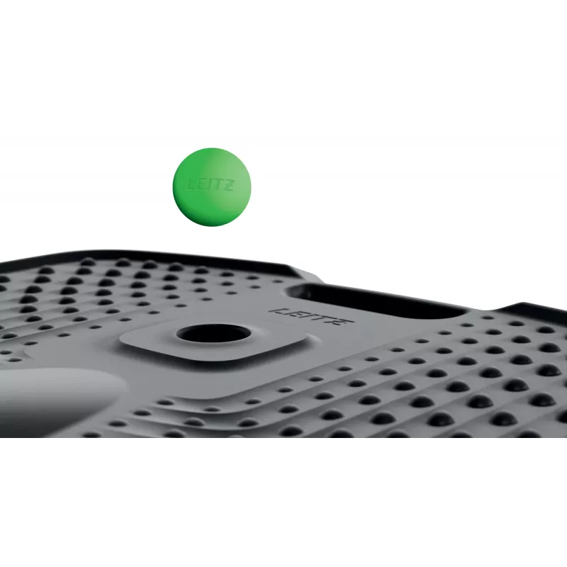 Leitz Ergo Active ergonominis nuovargį mažinantis stovėjimo kilimėlis, Stačiakampis, Juodas, Poliuretanas, Burbuliukai, Kinija, 605 x 681 mm