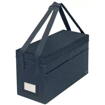 Leitz Fabric Hot Desking Work Bag su dangčiu, daiktadėžė, pilka, stačiakampė, medžiaginė, vienspalvė, unisex