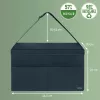 Leitz Fabric Hot Desking Work Bag su dangčiu, daiktadėžė, pilka, stačiakampė, medžiaginė, vienspalvė, unisex