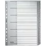 Leitz 12810000 skirtukas Skaitmeninis skirtukas Kartonas Pilka