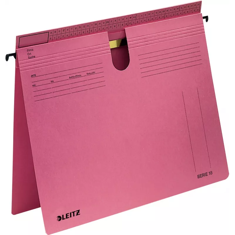 Leitz SERIE 18 pakabinamas aplankas Kartonas A4 Raudona