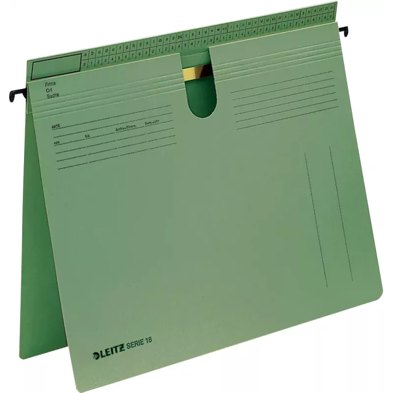 Leitz SERIE 18 pakabinamas segtuvas Kartonas A4 Žalia