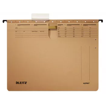 Leitz ALPHA pakabinamas aplankas Kartonas A4 Rudas