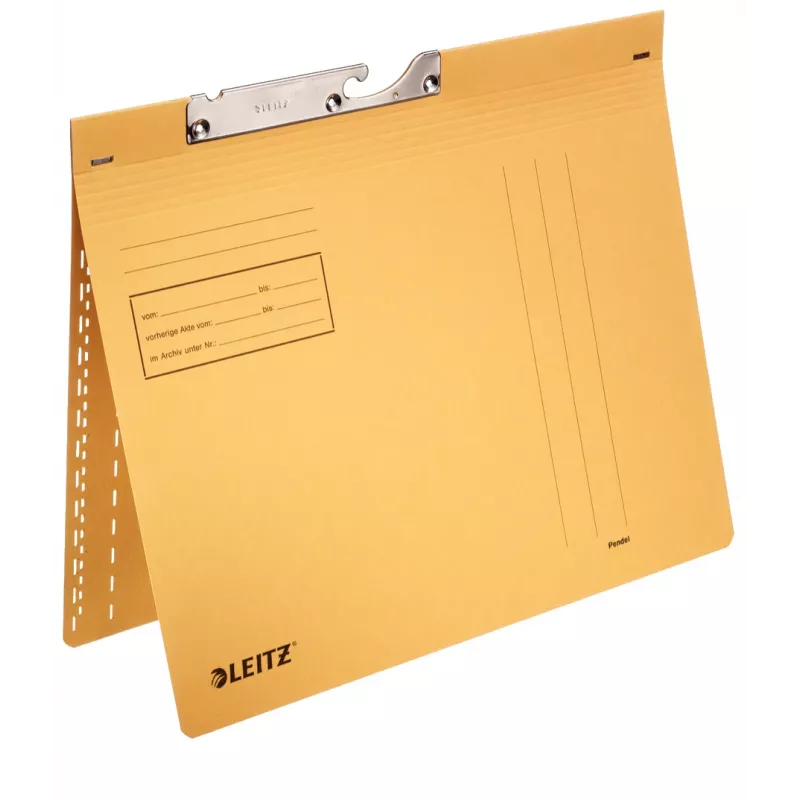 Leitz 20140015 pakabinamas aplankas Kartonas A4 Geltona