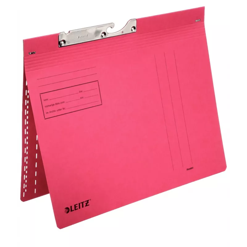Leitz 20140025 pakabinamas aplankas Kartonas A4 Raudona
