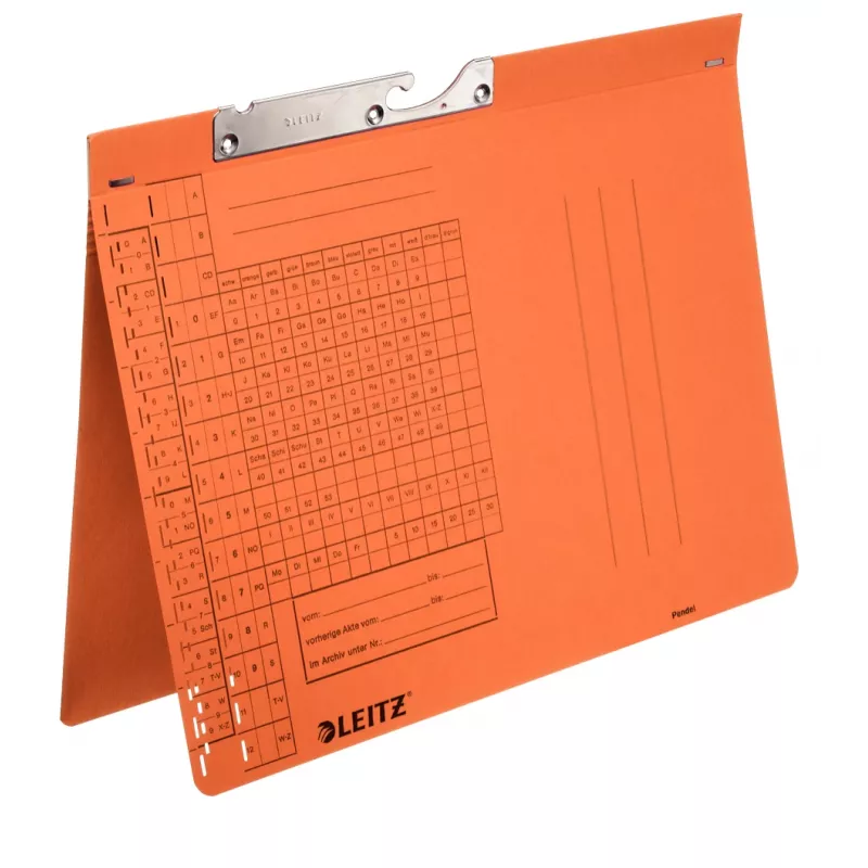 Leitz 20940045 pakabinamas aplankas kartoninis A4 oranžinis
