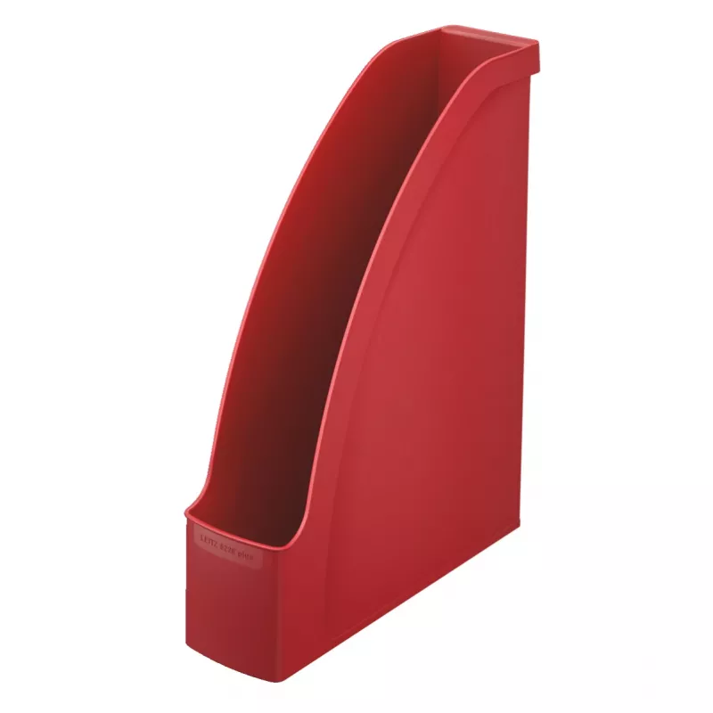 Leitz žurnalų dėklas Plus Standard, raudonas, plastikinis, A4, 7 cm, 78 mm, 300 mm
