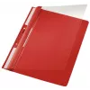 Leitz 41900025 ataskaitų viršelis PVC raudonas, permatomas