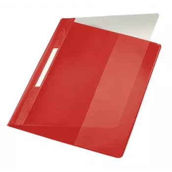 Leitz 41940025 ataskaitų viršelis PVC Raudonas, permatomas