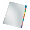 Leitz 43210000 skirtukų rodyklė Tuščia skirtukų rodyklė Kartonas Įvairiaspalvis