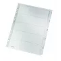 Leitz 43230000 skirtukai Skaitiniai skirtukai Kartonas, Plastikas Pilka