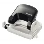 Leitz Hole Punch 5038 NeXXt, 2 skylučių 16 lapų, 16 lapų, juoda, plastikinis, 8 cm, 5.5 mm, A4, A5, A6, Folio, US-Quart, 8 x 8 x 8 cm