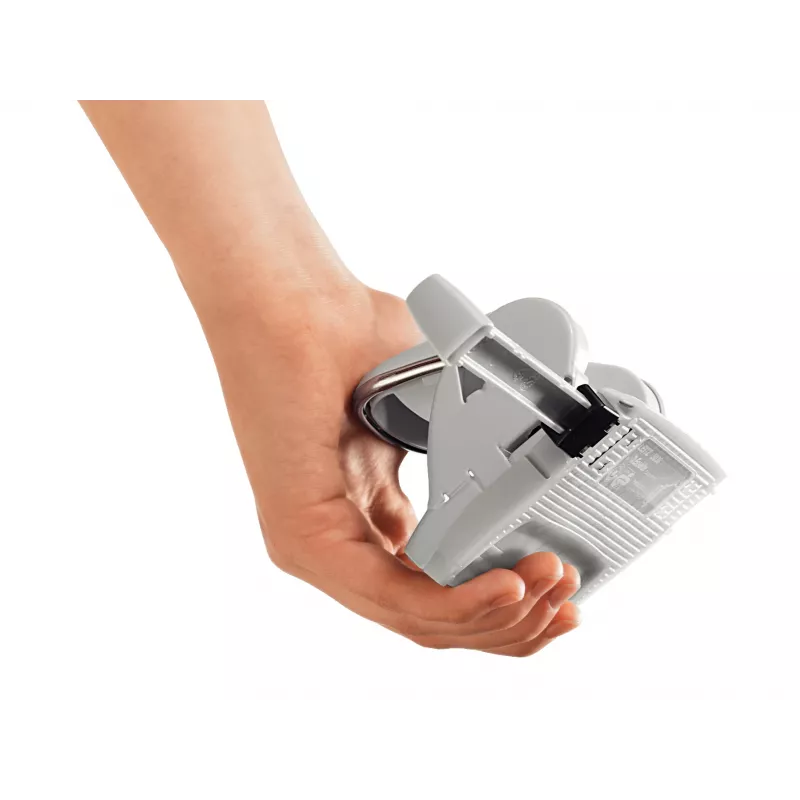 Leitz Hole Punch 5038 NeXXt, 2 skylučių 16 lapų, 16 lapų, juoda, plastikinis, 8 cm, 5.5 mm, A4, A5, A6, Folio, US-Quart, 8 x 8 x 8 cm
