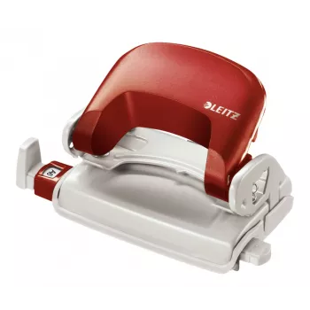 Leitz Hole Punch 5058 NeXXt, 2 skylės 10 lapų, 10 lapų, Raudona, Plastikas, 8 cm, 5,5 mm, A4