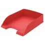 “Leitz Plus” laiškų dėklas, standartinis, polistirenas, raudona, 255 mm, 357 mm, 70 mm, 280 g
