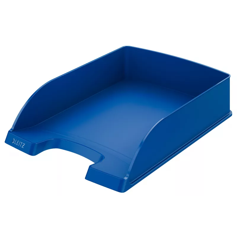 Leitz Plus laiškų dėklas, standartinis, polistirenas, mėlynas, 255 mm, 357 mm, 70 mm, 280 g