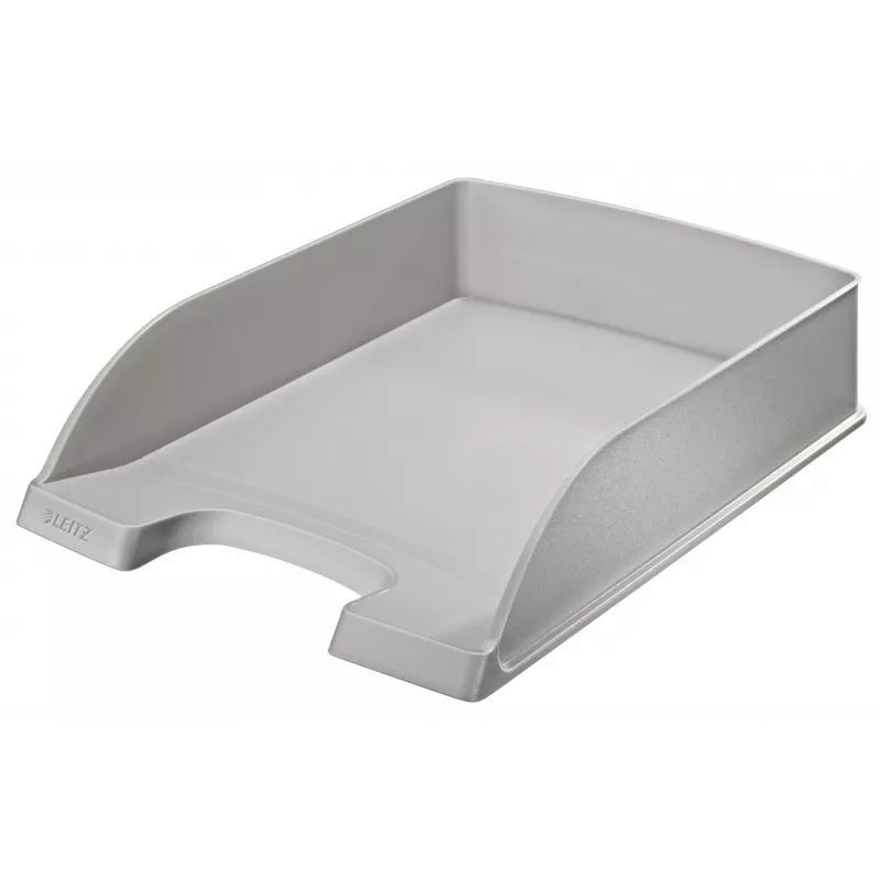 Leitz Plus laiškų dėklas, standartinis, polistirenas, pilkas, 255 mm, 357 mm, 70 mm, 280 g