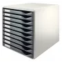 Leitz Form Set, 10 stalčių, Plastikinis, Pilka, 4.3 kg, 285 x 355 x 290 mm