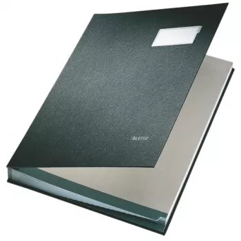 Leitz Signature Book 20 skiriamųjų lapų A4, juoda, polipropilenas (PP), A4, 240 mm, 230 mm, 28 mm
