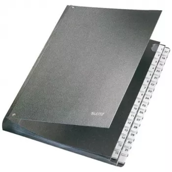 Leitz darbastalio organizatorius 1–31 A4, juodas, kartonas, A4, 270 mm, 345 mm, 35 mm