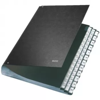 Leitz 58440095 skiriamųjų lapų knyga, juoda