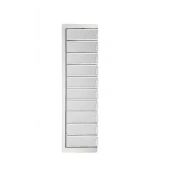 “Leitz” 60040001 lipnios etiketės apvalus stačiakampis baltas