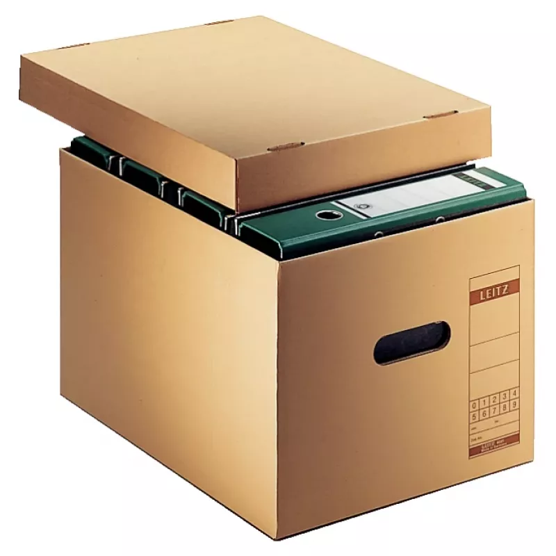 Leitz 60810000 dokumentų saugojimo dėžė Kartonas Ruda
