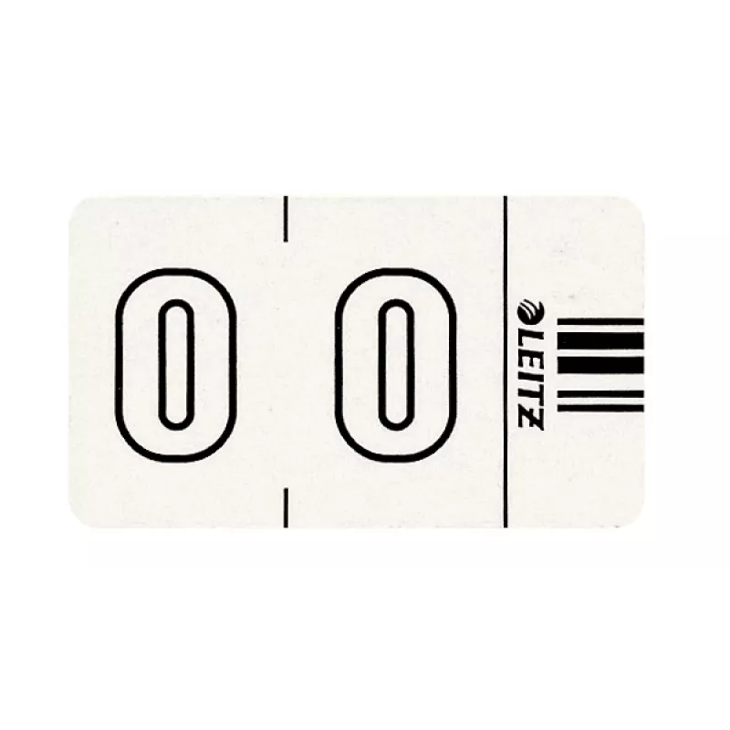 Leitz Orgacolor self-adhesive label Rounded rectangle Pilka