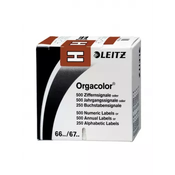 Leitz Orgacolor lipnus lipdukas Suapvalintas stačiakampis Ruda