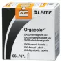 Leitz Orgacolor lipnios etiketės, suapvalintas stačiakampis, oranžinė