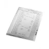 Leitz kokybiškas aplankas A5, 30 % prieš vartojimą perdirbto plastiko, 150 x 210 mm (A5), polipropilenas (PP), permatomas, stačias, 160 mm, 220 mm
