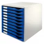 Leitz Form Set, 10 stalčių, plastikinis, mėlynas, pilkas, 285 mm, 355 mm, 290 mm