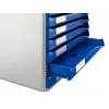 Leitz Form Set, 10 stalčių, plastikinis, mėlynas, pilkas, 285 mm, 355 mm, 290 mm