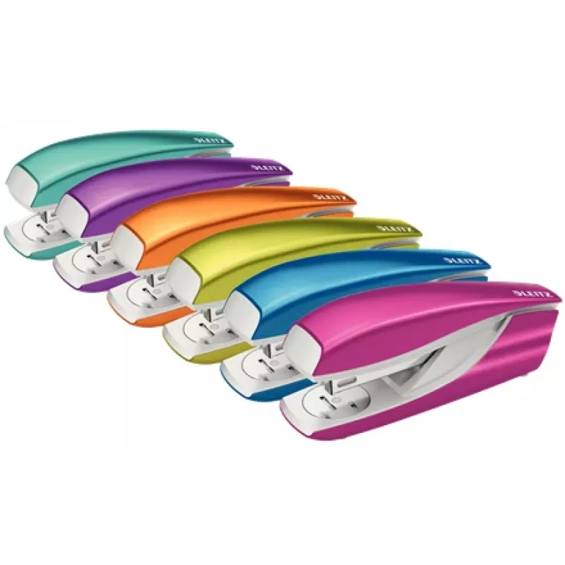 Leitz NeXXt segiklis 5504, 40 lapų, metalinis, pilnas laikiklis, 40 lapų, raudonas, 24/8, metalas, plastikas, 80 g/m², viršutinis
