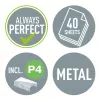 Leitz segiklis 5522 NeXXt, 40 lapų, metalinis, 40 lapų, mėlynas, P4, metalas, plastikas, 80 g/m², 140 kabučių