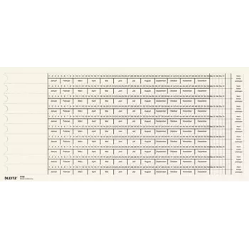 Leitz 61620001 registro popierius 1 vnt. 190 g/m² 162 mm