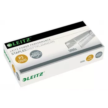 Leitz segės P3 26/6 dėžutė 5000 vnt., segių pakuotė, 26/6, 6 mm, 210 segių, tvirtinimui, 26/6